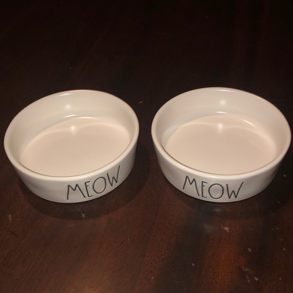 Rae Dunn “Meow” Cat Bowls